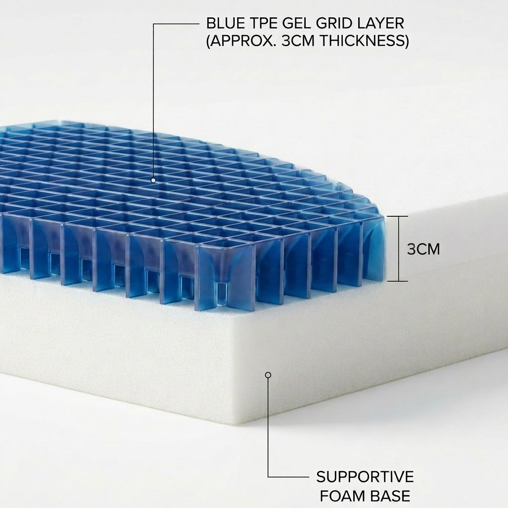 Mattress Topper™ Cooling & Pressure Relief Topper