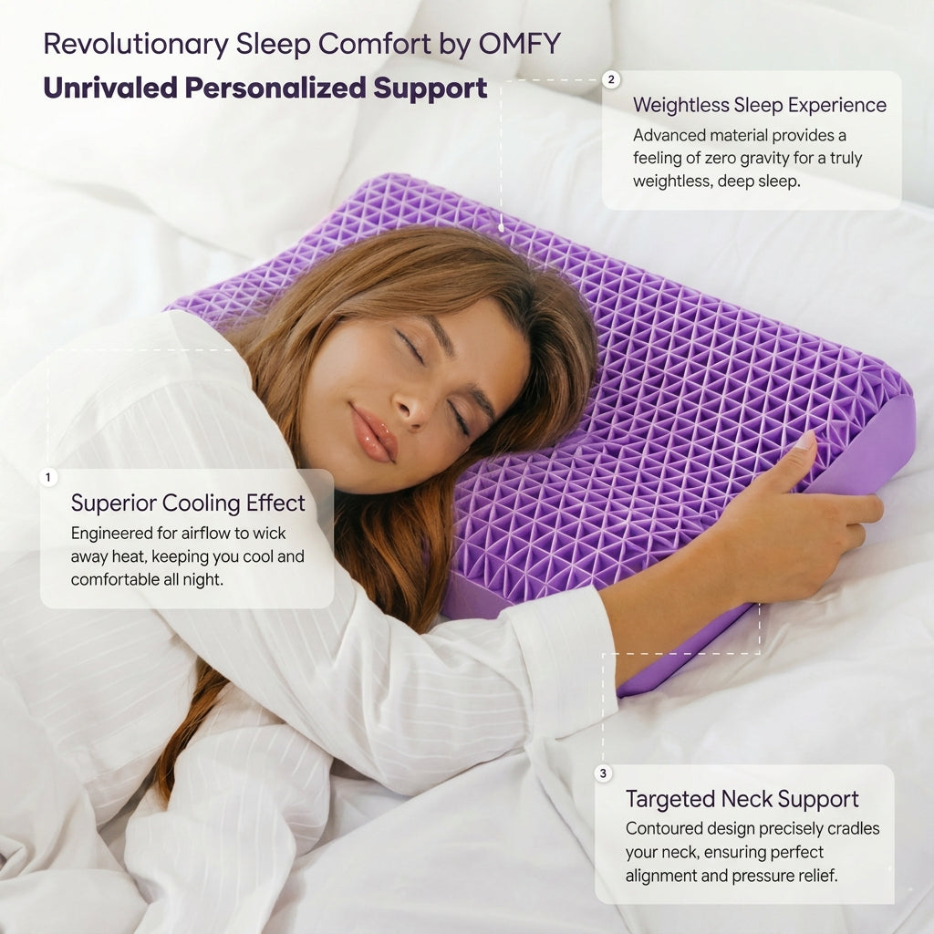 Wave Pillow™ Cooling & Neck Pain Relief Pillow