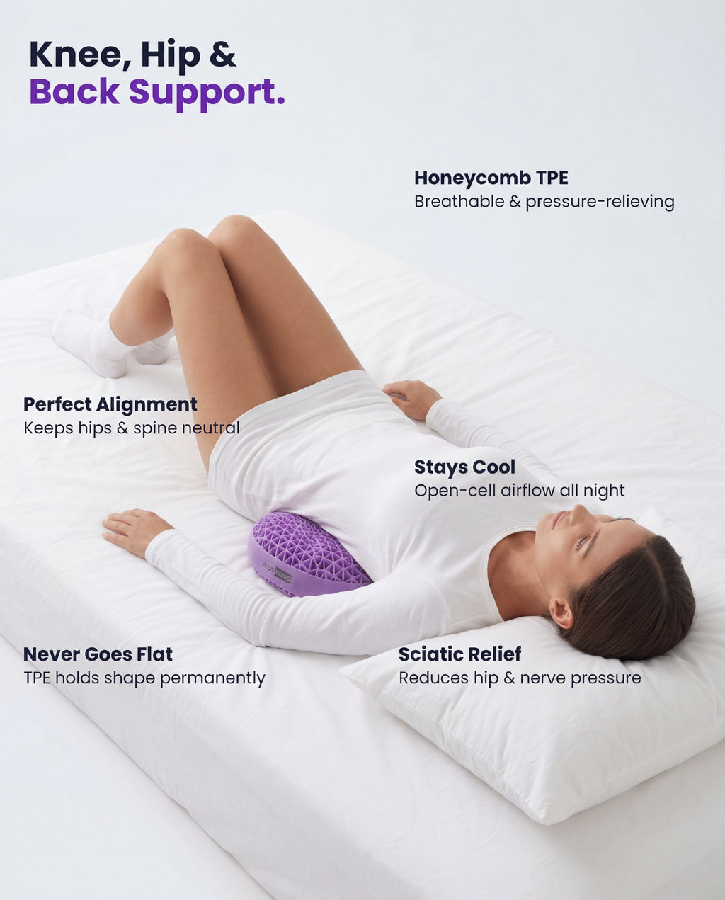 Support Pillow™ Knee/back/Hip Pressure Relief