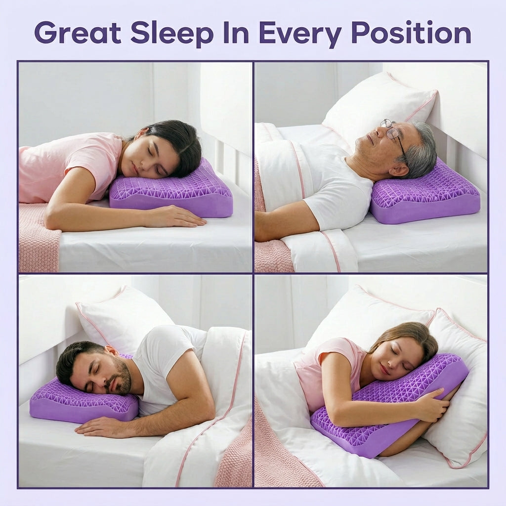 Wave Pillow™ Cooling & Neck Pain Relief Pillow